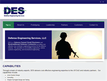 Tablet Screenshot of defengserv.com